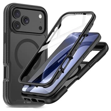iPhone 18 Pro/17 Pro Tech-Protect Defense360 MagSafe-skal med... Svart