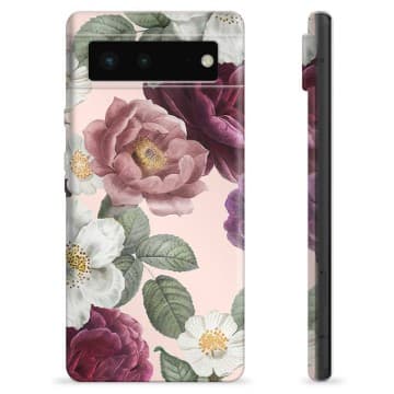 Google Pixel 6 TPU-Skal - Romantiska Blommor Animerad