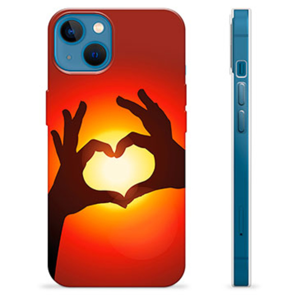 iPhone 13 TPU-Skal - Hjärtsiluett Animerad