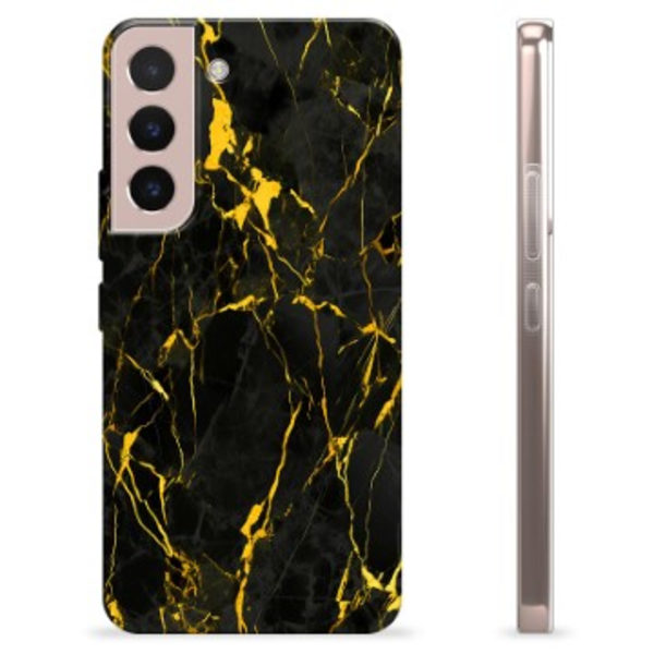 Samsung Galaxy S22 5G TPU-Skal - Gyllene Granit Färgrik