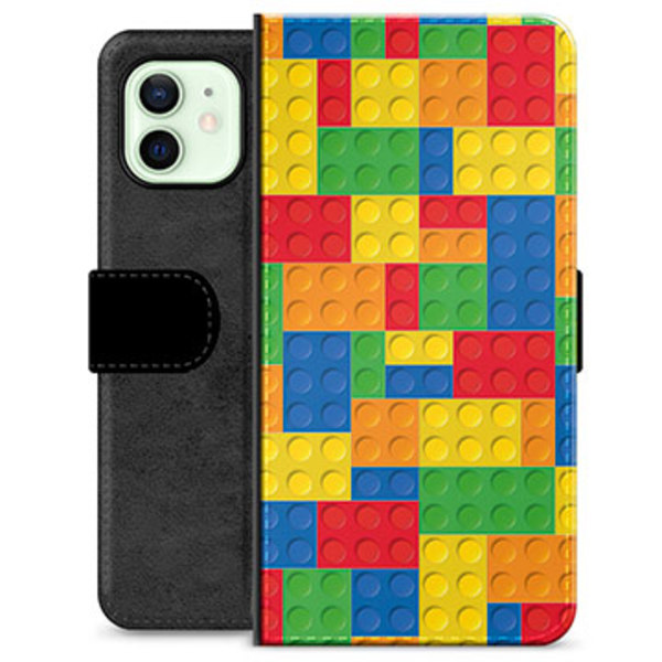 iPhone 12 Premium Plånboksfodral - Block Animerad