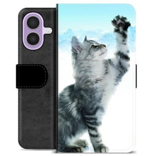 iPhone 17 Premium Plånboksfodral - Kat Animerad