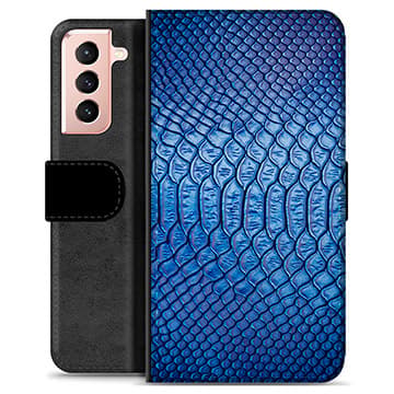 Samsung Galaxy S21 5G Premium Plånboksfodral - Läder Animerad