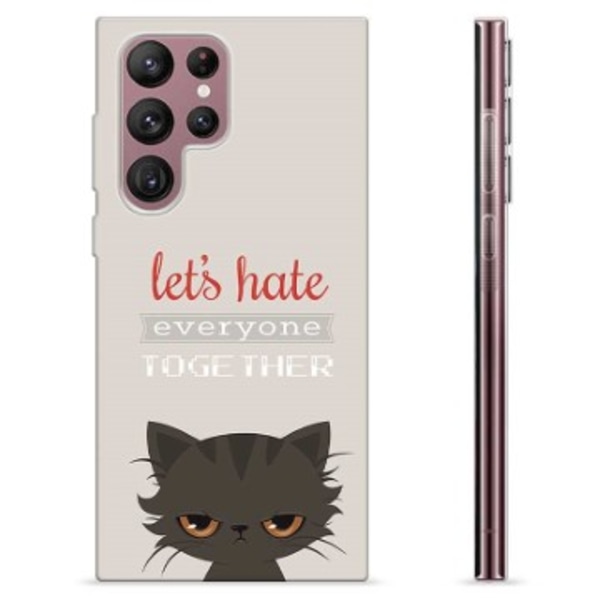 Samsung Galaxy S22 Ultra 5G TPU-Skal - Arg Katt Animerad