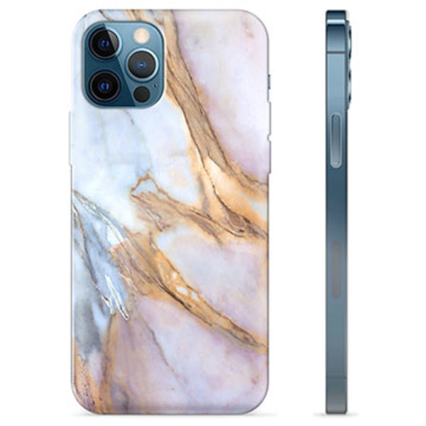 iPhone 12 Pro TPU-Skal - Elegant Marmor Animerad