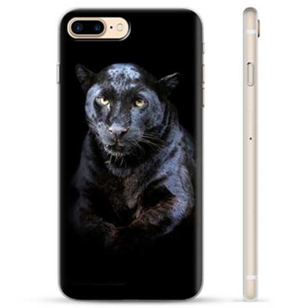 iPhone 7 Plus / iPhone 8 Plus TPU-Skal - Svart Panter Animerad