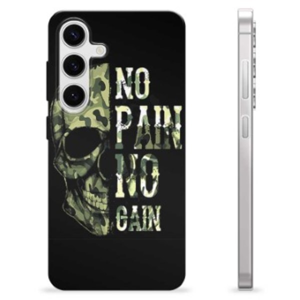 Samsung Galaxy S24 TPU-Skal - No Pain, No Gain Animerad