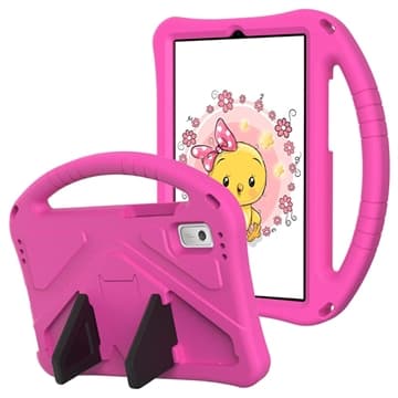 Lenovo Tab M9 Kids Stöttåligt Bärfodral - Varmrosa Rosa