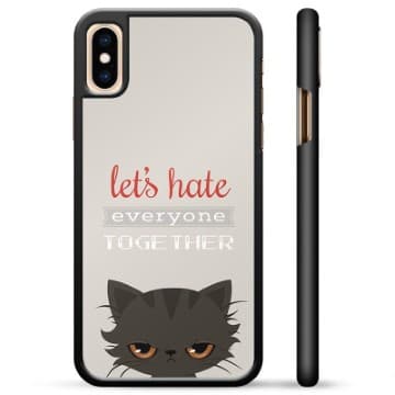 iPhone X / iPhone XS Skyddsskal - Arg Katt Animerad