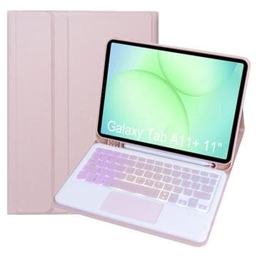 Samsung Galaxy Tab A11+ Bluetooth tangentbordsfodral - Rosa Rosa
