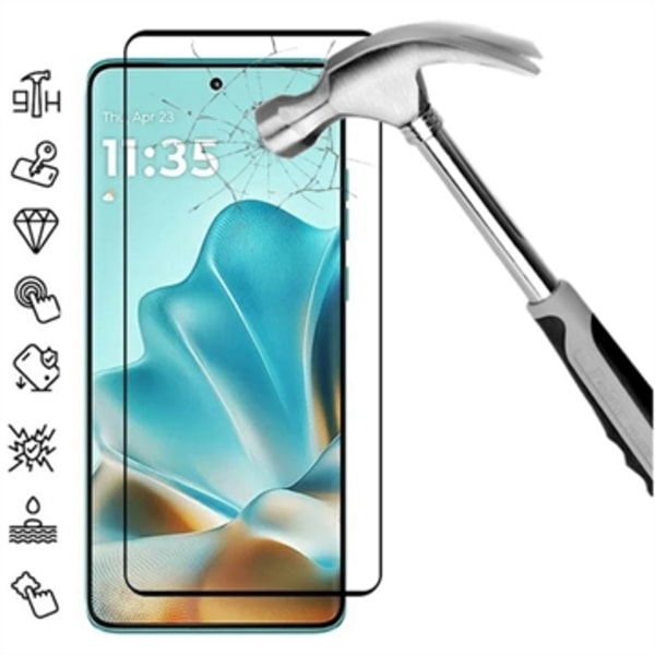 Motorola Edge 60 Fusion/Edge 60/60 Pro Heltäckande Härdat... Svart