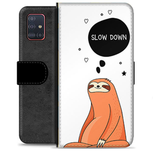 Samsung Galaxy A51 Premium Plånboksfodral - Slow Down Animerad