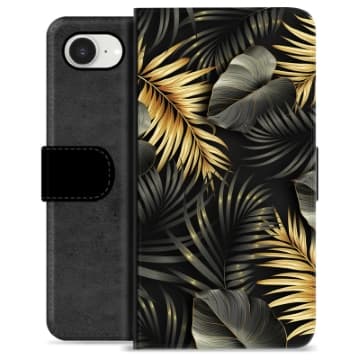 iPhone 16e Premium Plånboksfodral - Gyllene Löv Animerad