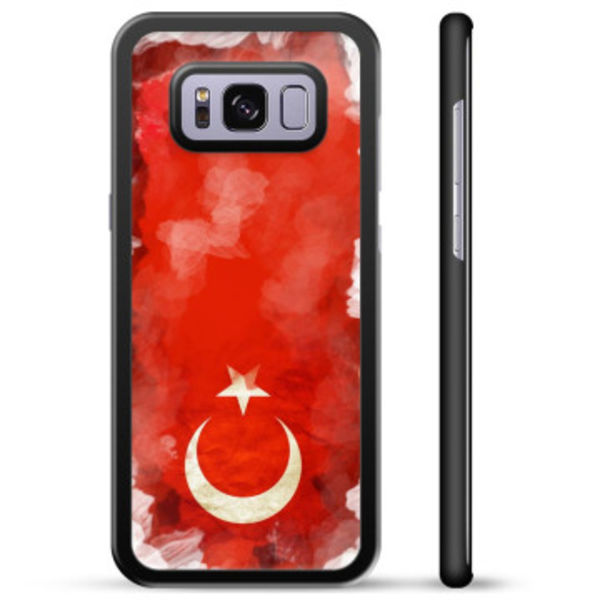 Samsung Galaxy S8+ Skyddsskal - Turkisk Flagga Animerad