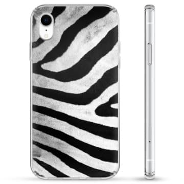 iPhone XR Hybridskal - Zebra Animerad