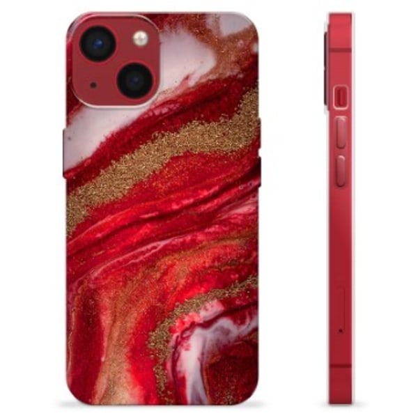 iPhone 13 Mini TPU-Skal - Gyllene Rubin Färgrik
