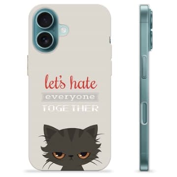 iPhone 16 TPU-Skal - Arg Katt Animerad