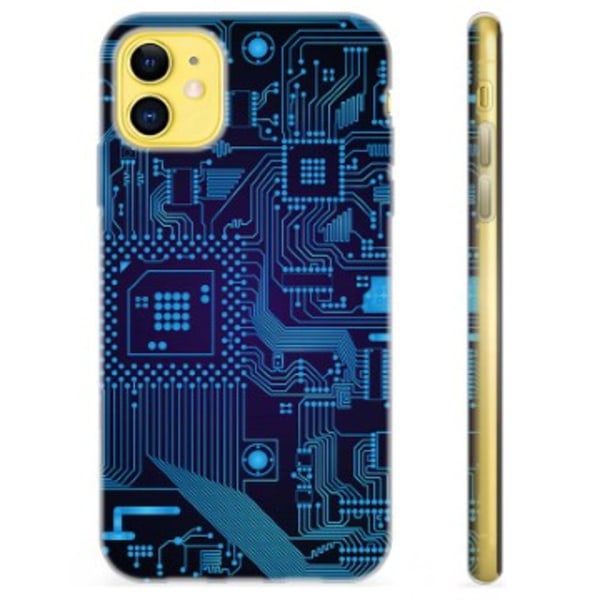 iPhone 11 TPU-Skal - Kretskort Animerad