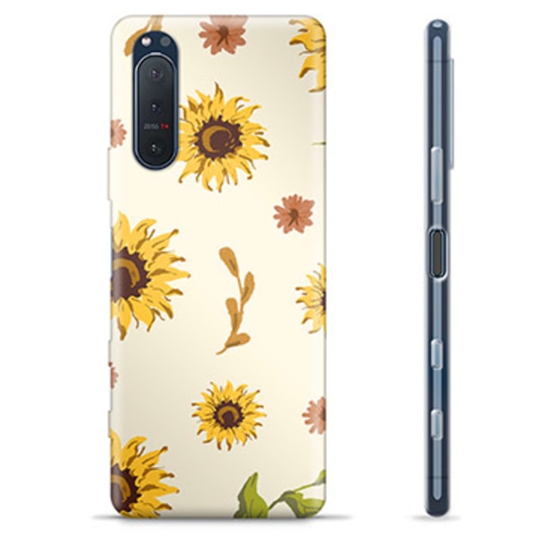 Sony Xperia 5 II TPU-Skal - Solrosor Animerad