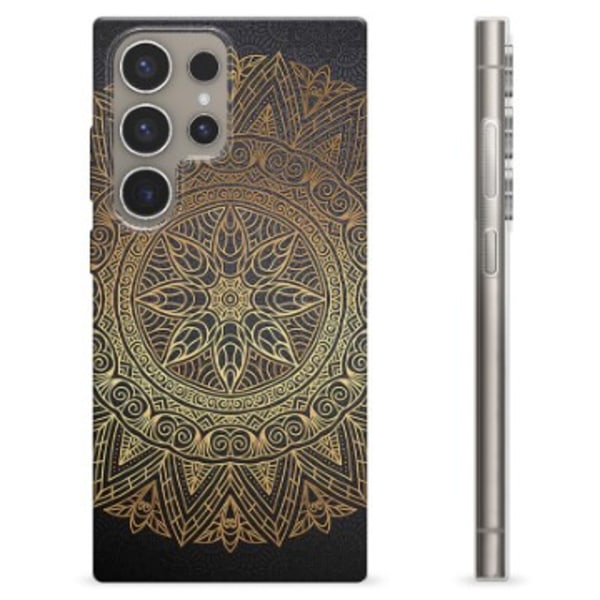 Samsung Galaxy S24 Ultra TPU-Skal - Mandala Animerad