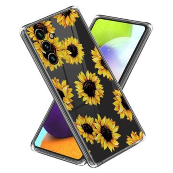 Samsung Galaxy A25 Stiligt Ultra-Slim TPU-skal - Solrosor Animerad