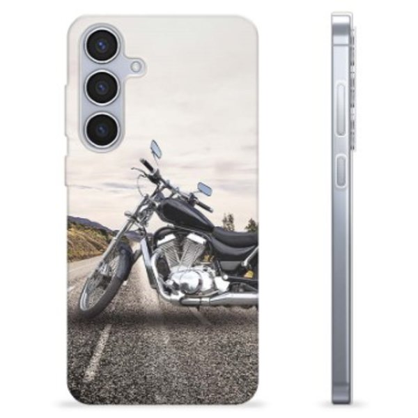 Samsung Galaxy S24+ TPU-Skal - Motorcykel Animerad