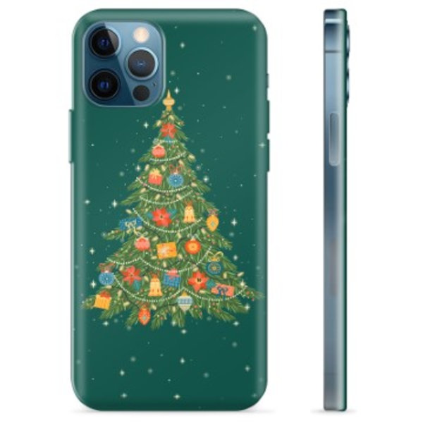 iPhone 12 Pro TPU-Skal - Julgran Animerad