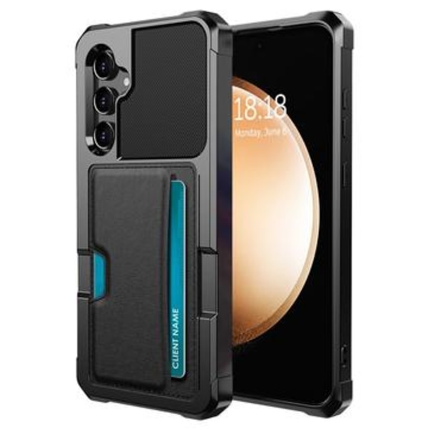 Samsung Galaxy A35 Korthållare Hybrid Skal - Svart Svart