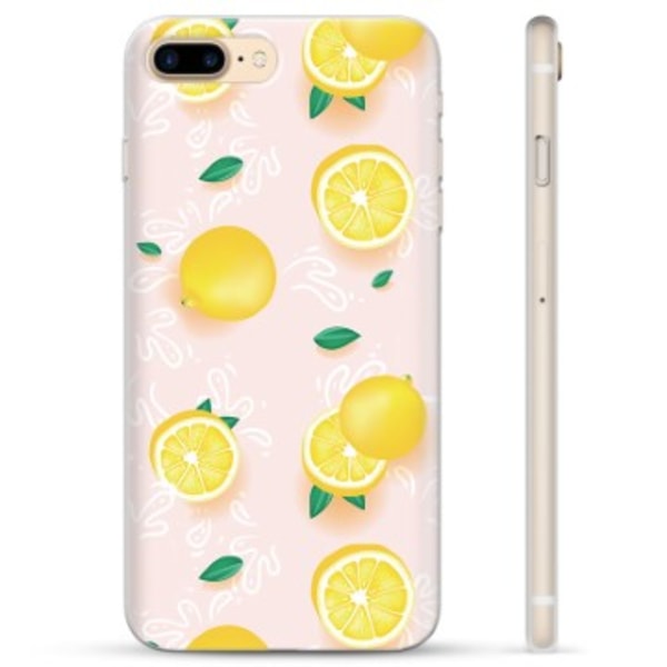 iPhone 7 Plus / iPhone 8 Plus TPU-Skal - Citronmönster Animerad