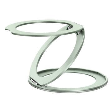 Q11 Ultratunt trippelvikbart magnetiskt ringstativ - Grön Grön