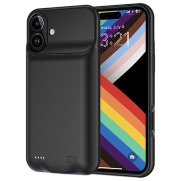 iPhone 17 Backup Batteriskal - 6000mAh - Svart Svart