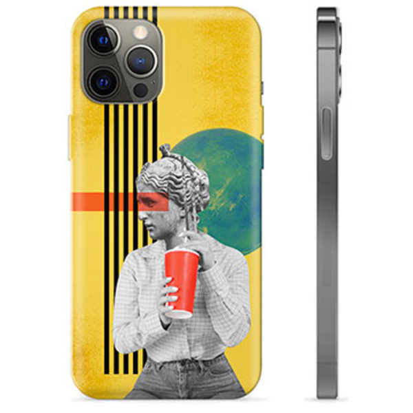 iPhone 12 Pro Max TPU-Skal - Retro Konst Animerad