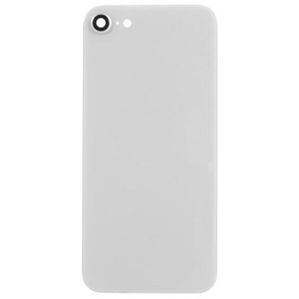 iPhone 8 Batterilucka Glas - Vit