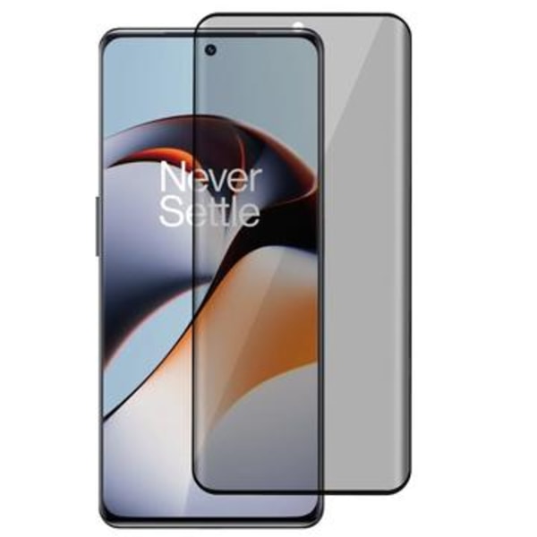 OnePlus 12R/Ace 3 Privacy Heltäckande Härdat Glas Skä... Svart