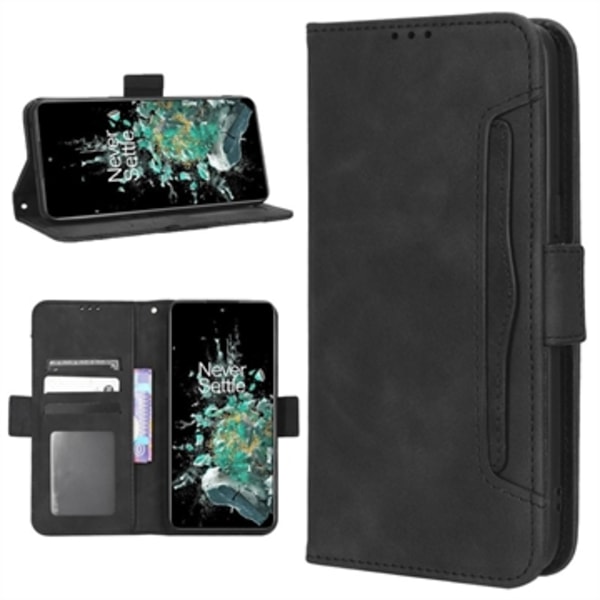 OnePlus 10T/Ace Pro Plånboksfodral med Korthållare - Svart Svart