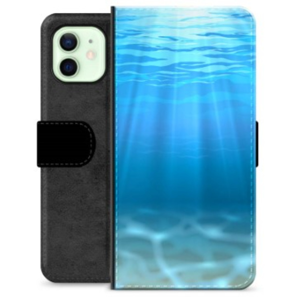 iPhone 12 Premium Plånboksfodral - Hav Animerad