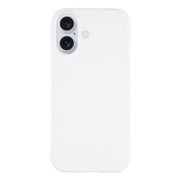 iPhone 17 Gummerat Plastskal - Vit Vit