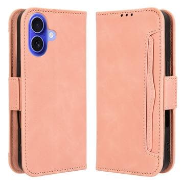 iPhone 16 plånboksfodral för korthållare - rosa Rosa