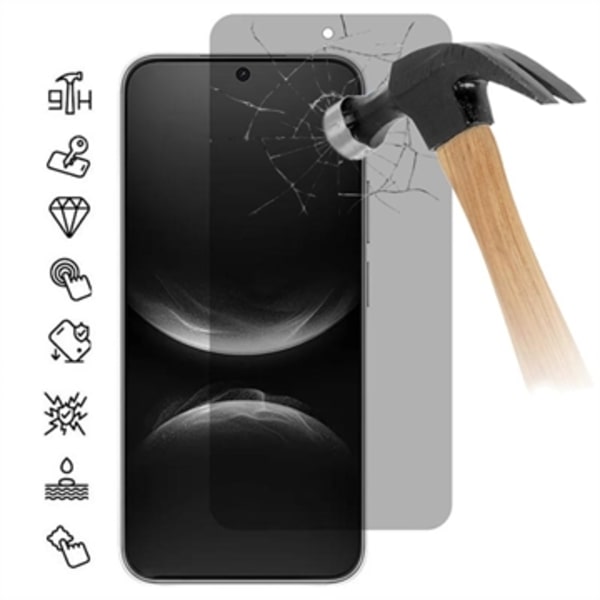 Huawei Nova 14 Privacy Härdat Glas Skärmskydd Genomskinlig