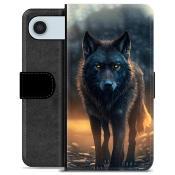 iPhone Air Premium Plånboksfodral - Varg Animerad