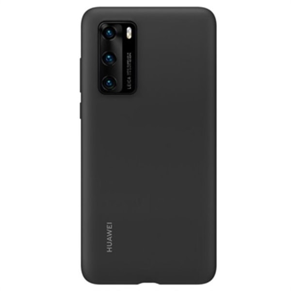 Huawei P40 Silikonskal 51993719 - Svart Svart