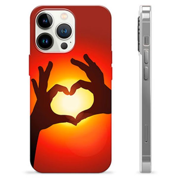 iPhone 13 Pro TPU-Skal - Hjärtsiluett Animerad