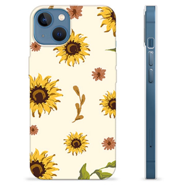 iPhone 13 TPU-Skal - Solrosor Animerad