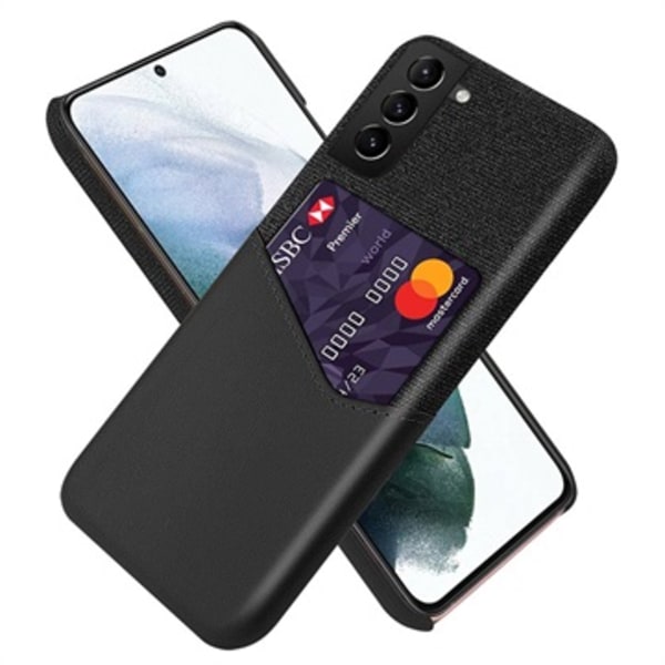 KSQ Samsung Galaxy S22 5G Skal med Korthållare - Svart Svart