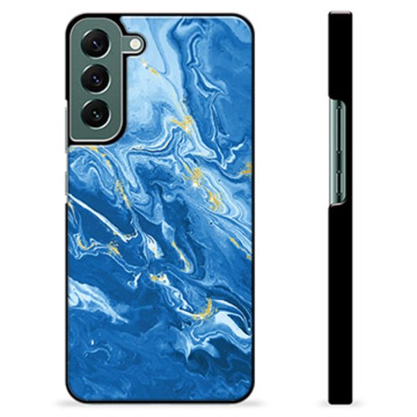 Samsung Galaxy S22+ 5G Skyddsskal - Färgrik Marmor Färgrik