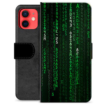 iPhone 12 mini Premium Plånboksfodral - Krypterad Animerad