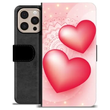 iPhone 16 Pro Max Premium Plånboksfodral - Kärlek Animerad