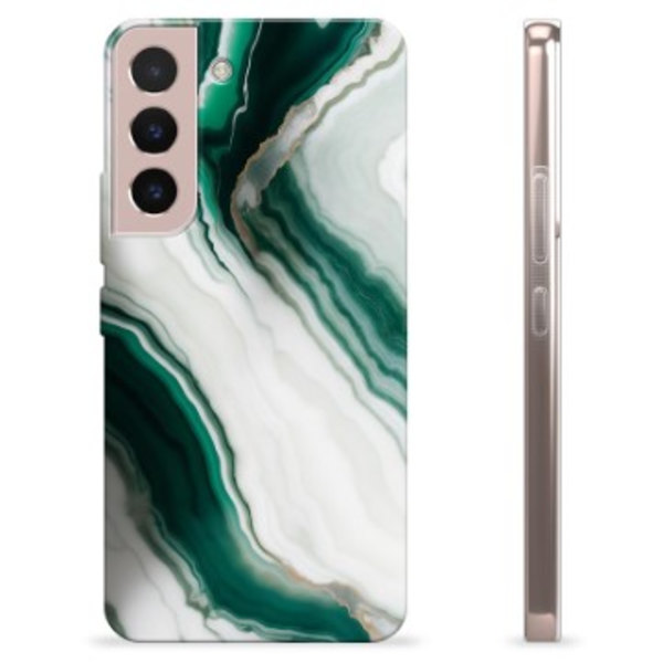 Samsung Galaxy S22 5G TPU-Skal - Smaragdmarmor Färgrik