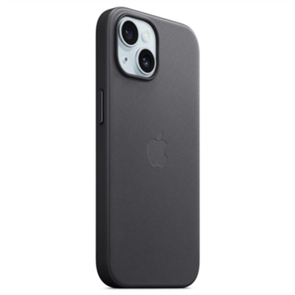 iPhone 15 Apple FineWoven Skal med MagSafe MT393ZM/A - Svart Svart