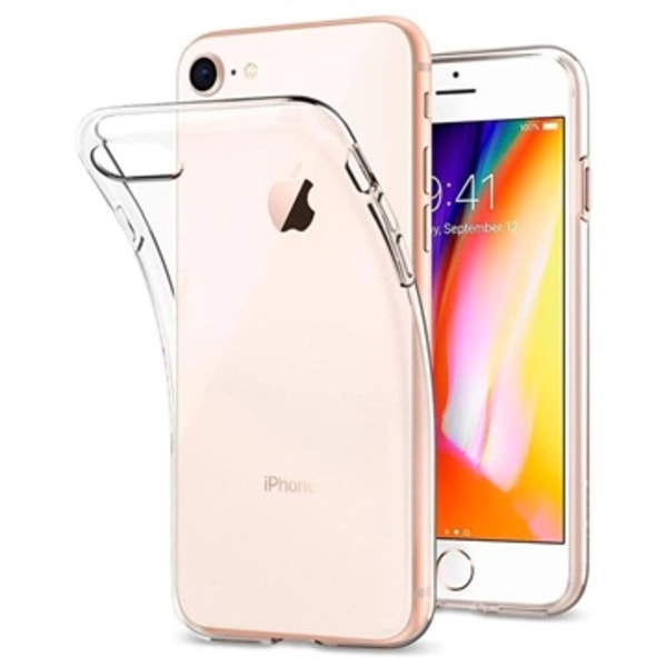 Anti-Halk iPhone 7/8/SE (2020)/SE (2022) TPU-skal - Genomskinlig Genomskinlig